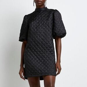 Hallhuber Black Quilted Dress